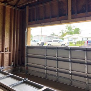 New Garage Door Installation Almost Complete Panama City Florida