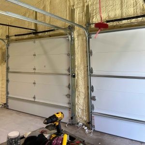 Insulated Garage Door Installation - Inside Shot - Lynn Haven, FL