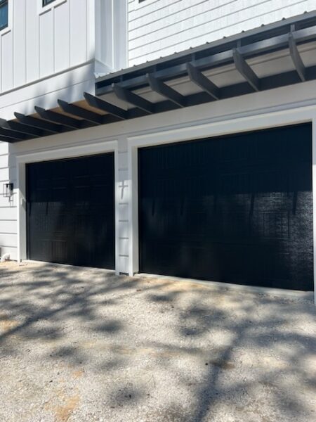 2May23-River-Camps-Black-Sonoma-Panel-Garage-Door-install